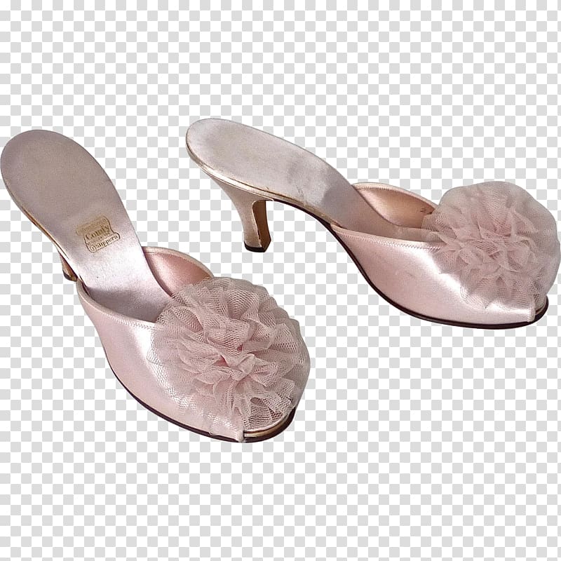Slipper 1930s Sandal Shoe Pink, sandal transparent background PNG clipart