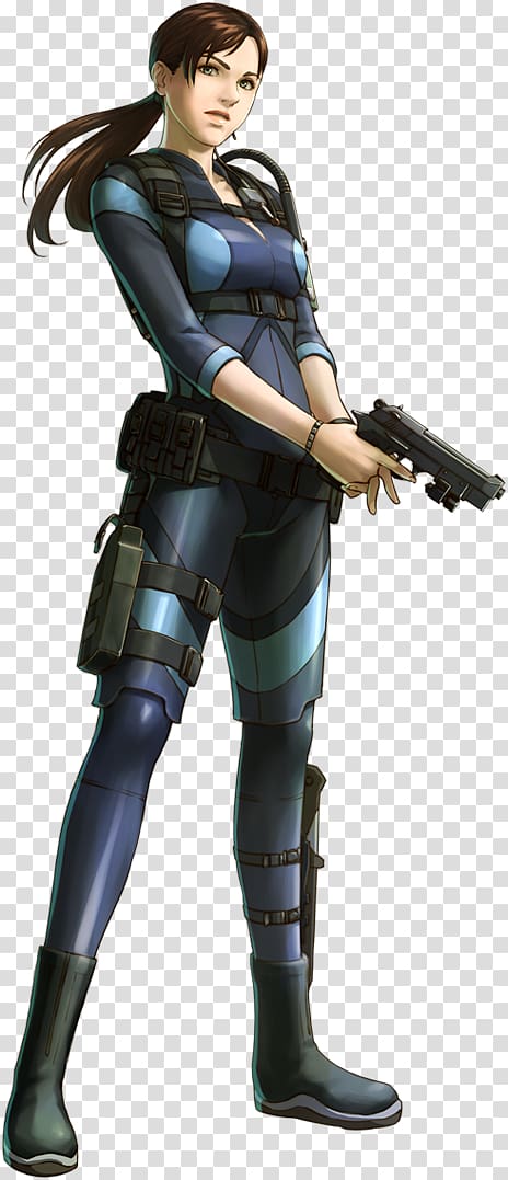 Project X Zone 2 Resident Evil 5 Jill Valentine Chris Redfield, others transparent background PNG clipart