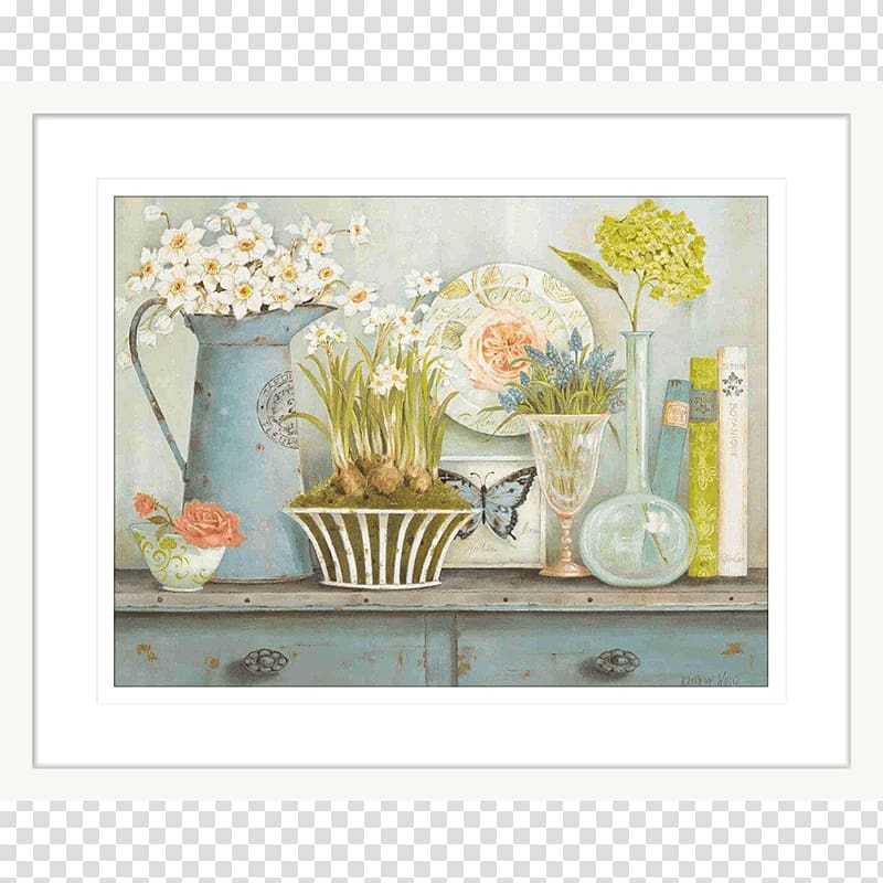 Floral design Painting Decoupage Art, paint transparent background PNG clipart