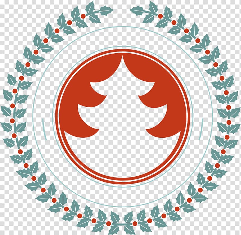 University of Maine Student Higher education College Academic degree, Red Christmas tree Badge transparent background PNG clipart