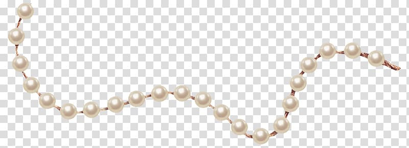beaded accessory , Pearl necklace Pearl necklace, Pearl necklace transparent background PNG clipart