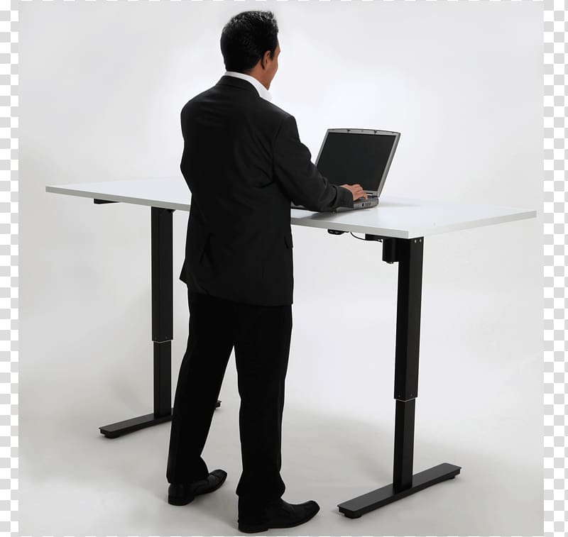 Sit-stand desk Table Standing desk, Sitstand Desk transparent background PNG clipart