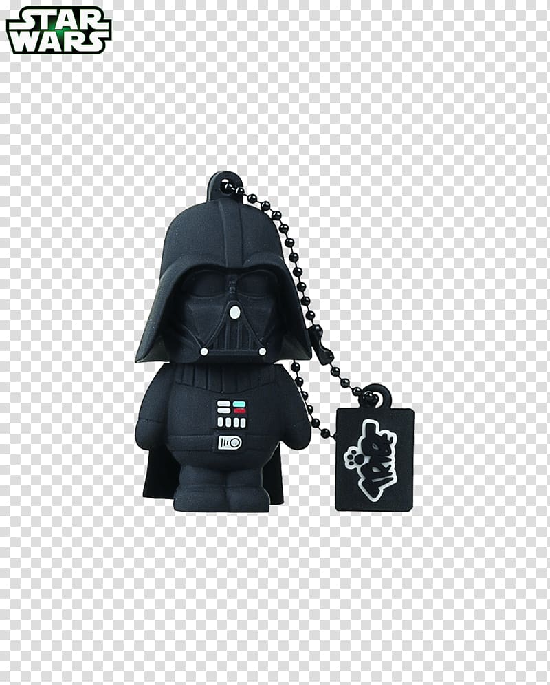 Anakin Skywalker Yoda USB Flash Drives Star Wars Luke Skywalker, cabeza darth vader transparent background PNG clipart