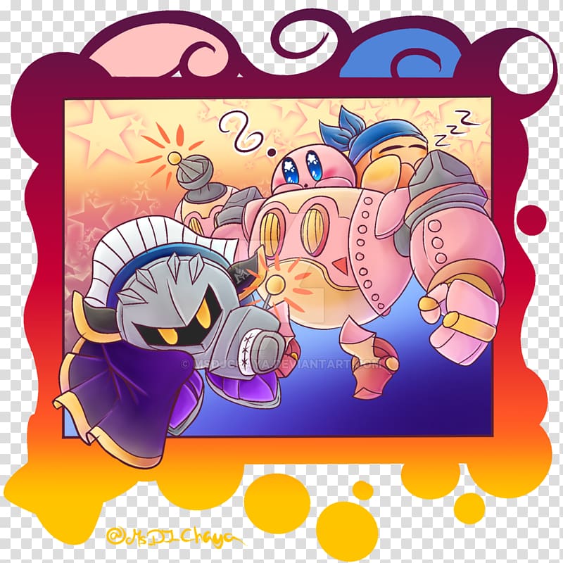 Kirby: Planet Robobot Kirby Battle Royale Kirby's Dream Land Meta Knight Video game, nintendo transparent background PNG clipart