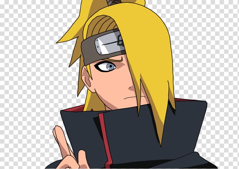 Deidara Anime Naruto , Anime transparent background PNG clipart