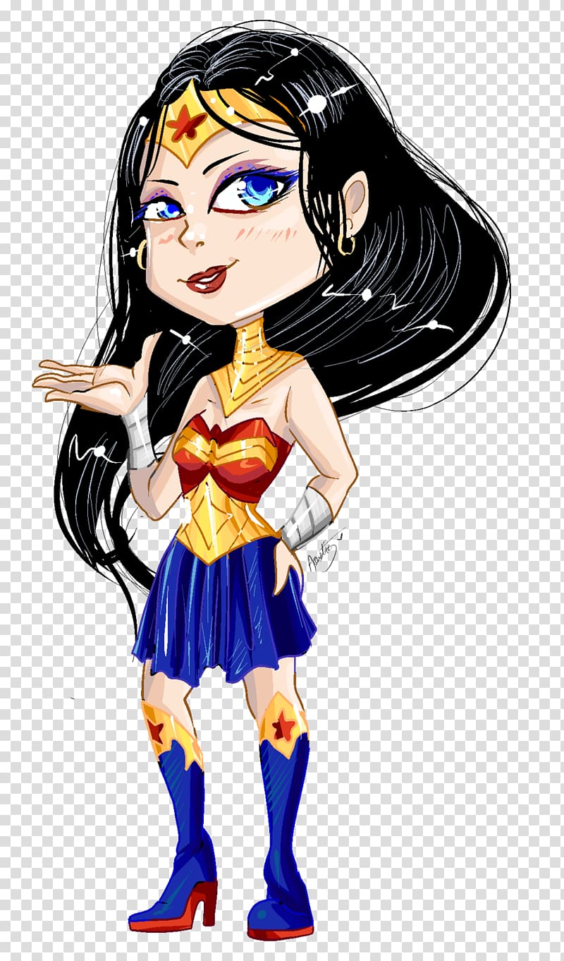 Legendary creature Mangaka Cartoon Superhero, wonderwoman transparent background PNG clipart