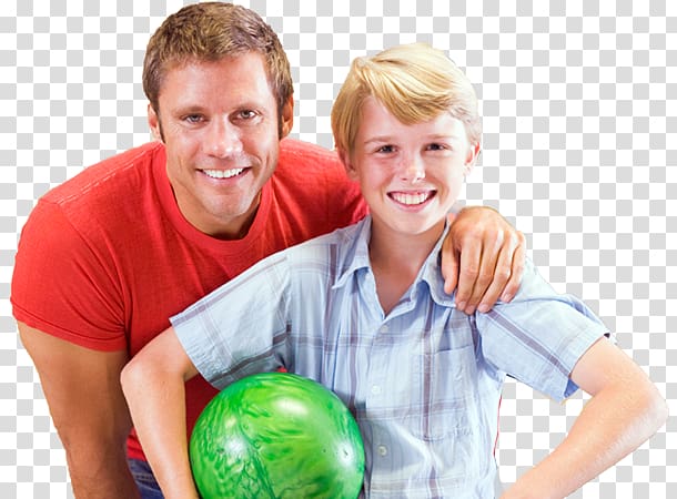 Father Child Bowling Alley , son transparent background PNG clipart