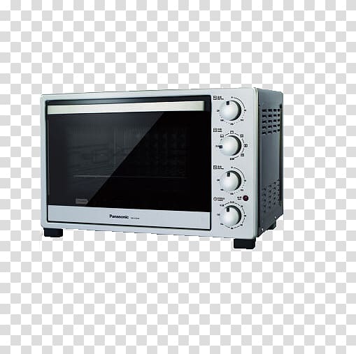 Oven Furnace Panasonic Electric stove Electricity, Silver Oven transparent background PNG clipart