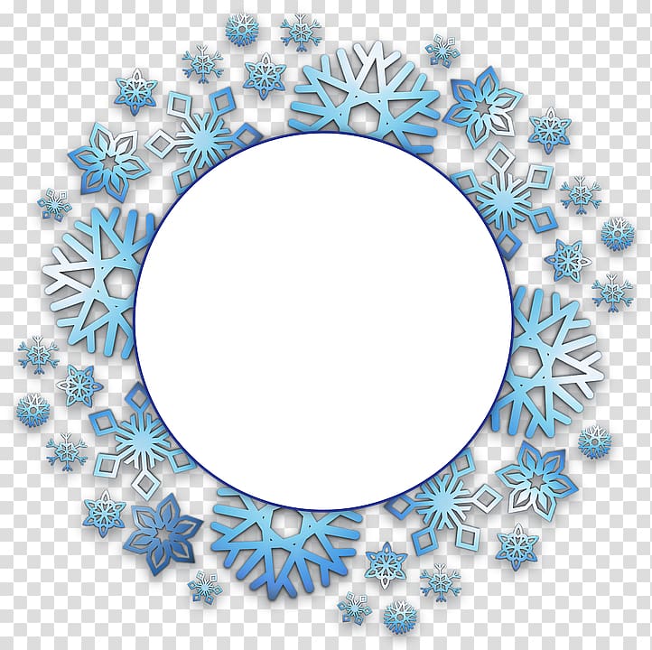Snowflake Christmas Circle, Snowflakes Christmas circle free transparent background PNG clipart