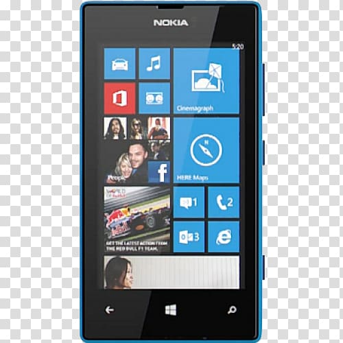 Nokia Lumia 520 Nokia Lumia 920 Nokia Lumia 610 Windows Phone 8 Smartphone, smartphone transparent background PNG clipart