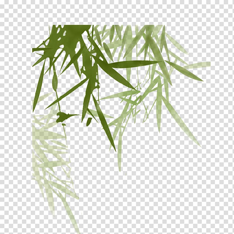 Bamboo Ink wash painting Chinese painting Bird-and-flower painting, bamboo transparent background PNG clipart