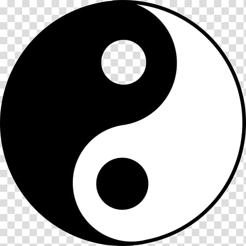 Yin and yang I Ching Taoism Symbol, Yin 2my Yang transparent background PNG clipart