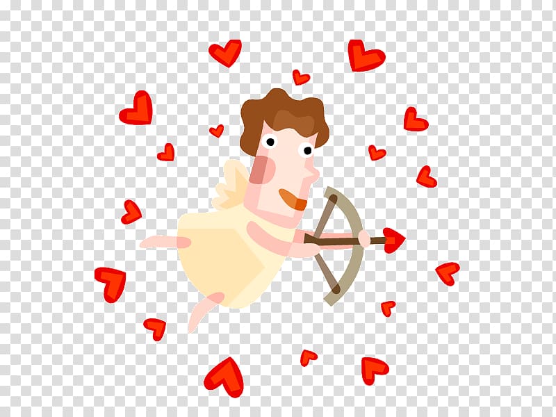 Cupid Wedding Cartoon material transparent background PNG clipart