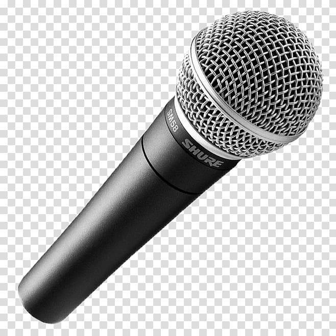 Shure SM58 Microphone Shure SM57 Shure Beta 58A, microphone transparent background PNG clipart