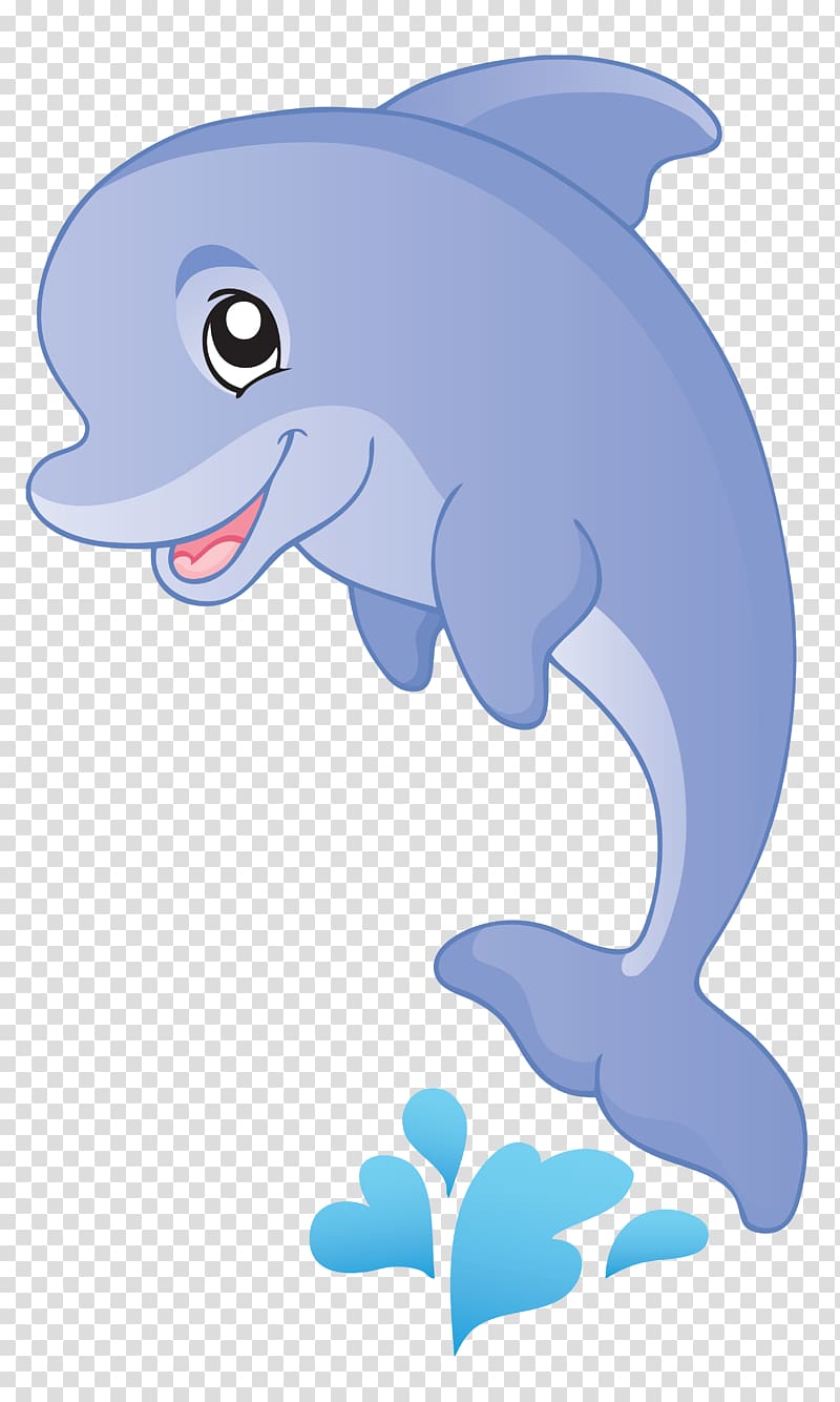 dolphin illustration, Fish Cartoon Aquatic animal , dolphin transparent background PNG clipart