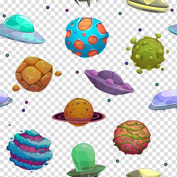 Planet Cartoon, Space in sight transparent background PNG clipart