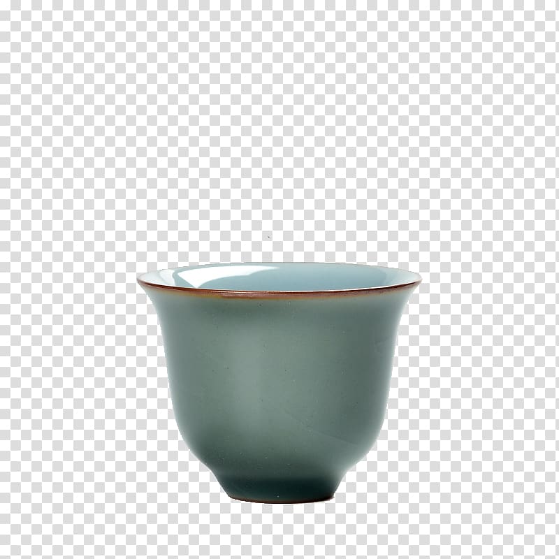 Coffee cup Ceramic Glass Cafe, Celadon cup transparent background PNG clipart