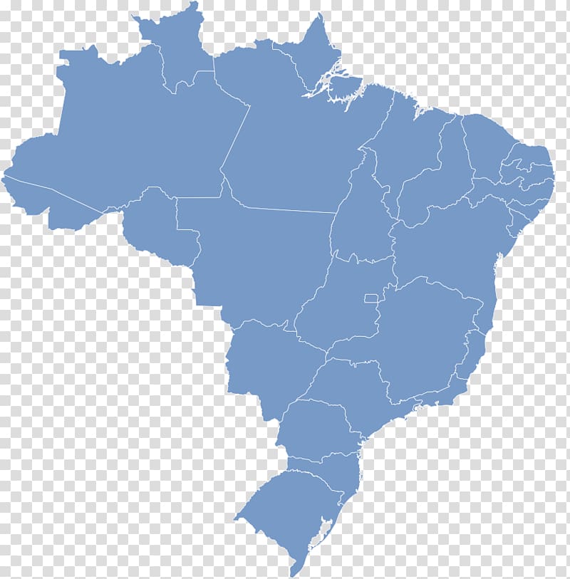 Regions of Brazil Map , brasil map transparent background PNG clipart