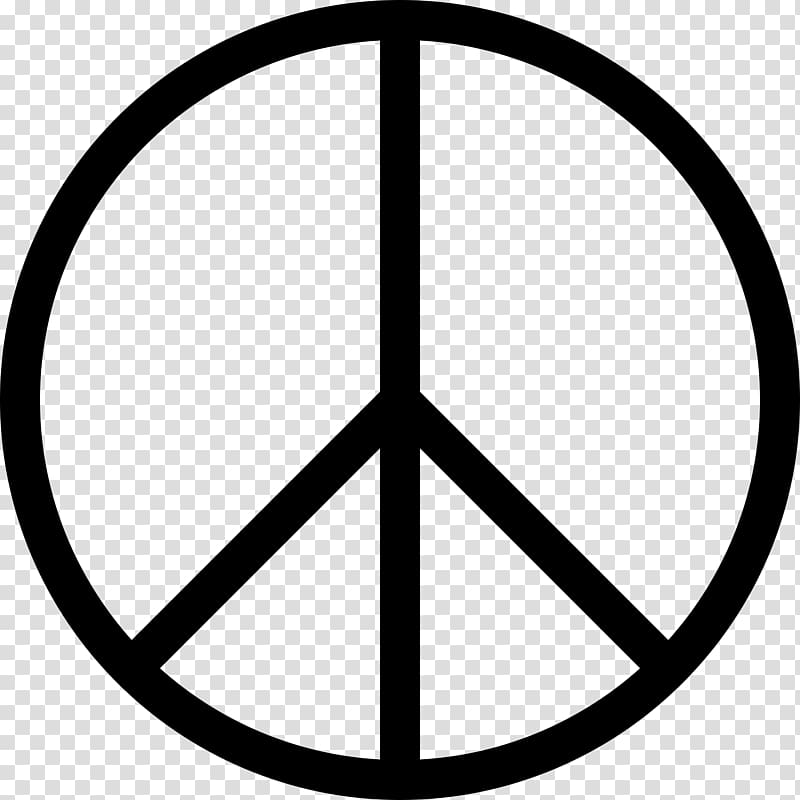 Peace symbols Campaign for Nuclear Disarmament , peace symbol transparent background PNG clipart