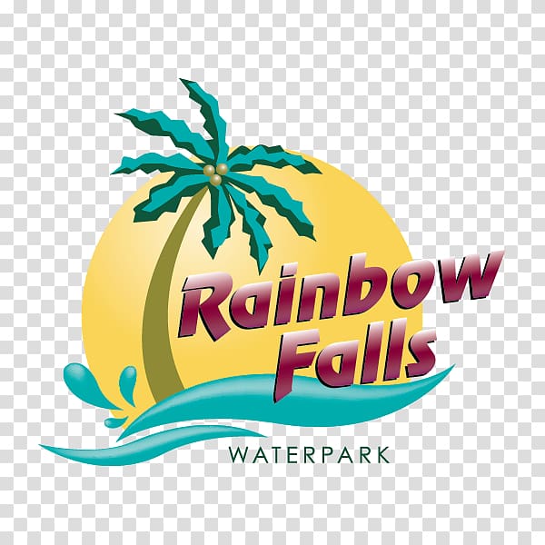 Rainbow Falls Waterpark Bloomingdale Logo Water park Graphic design, Double Rainbow Waterfall transparent background PNG clipart