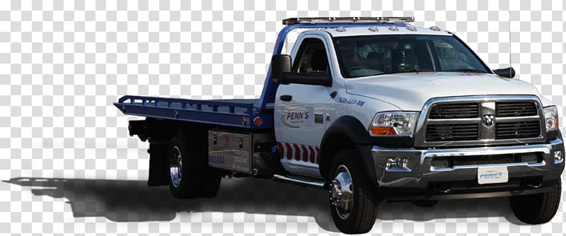 Tire Pickup truck Tow truck Penn\'s Tow Services Commercial vehicle, pickup truck transparent background PNG clipart