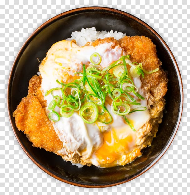 Tonkatsu Donburi Karaage Katsudon Japanese Cuisine, rice transparent background PNG clipart