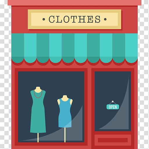 clothes store clipart