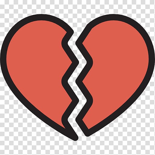 Broken heart Love Computer Icons , broken heart transparent background PNG clipart