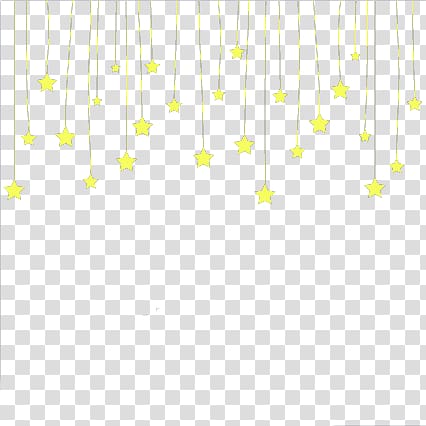 hanging stars transparent background PNG clipart