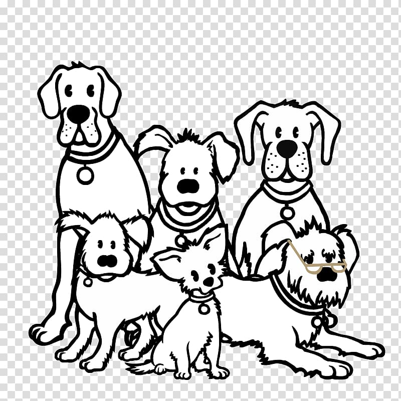 Puppy Dog breed Mazlíci Non-sporting group, groupofdogsblackandwhite transparent background PNG clipart