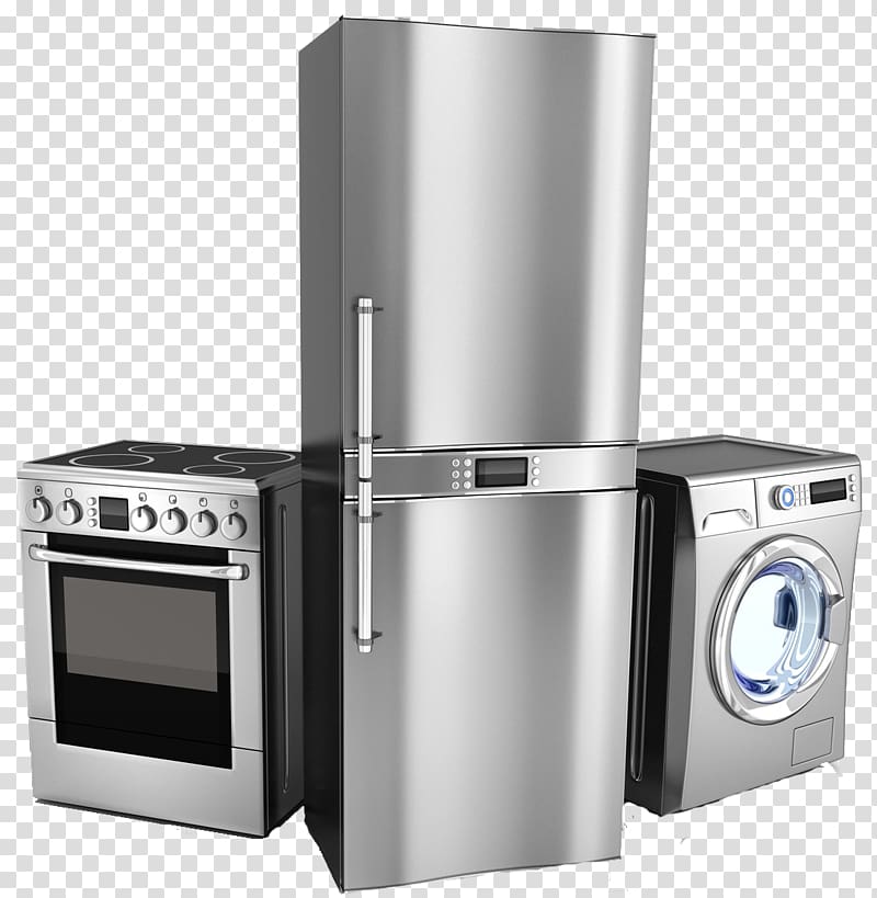 Home appliance Major appliance Washing Machines Refrigerator Clothes dryer, Home Appliances transparent background PNG clipart