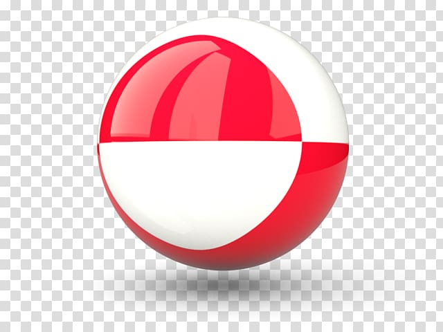 Sphere Ball, Greenland flag transparent background PNG clipart