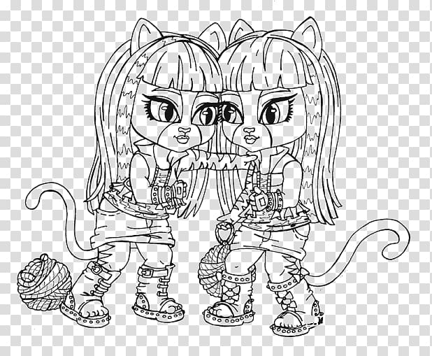 Colouring Pages Coloring book Monster High Doll Infant, doll transparent background PNG clipart