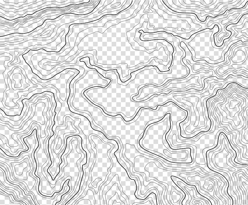 contour line transparent background PNG clipart