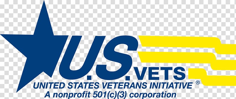 Us Vets United States Veterans Logo Homeless veterans in the United States, transparent background PNG clipart