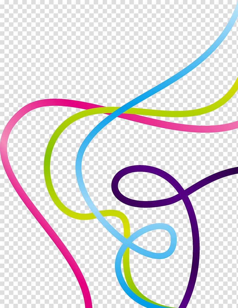 Line Curve, Colorful lines transparent background PNG clipart
