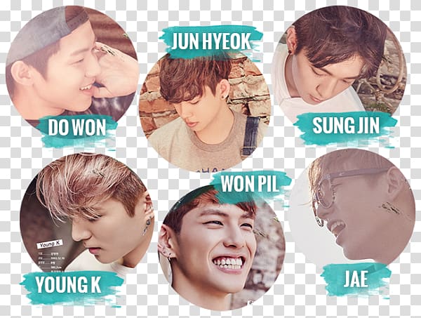 Jae Park J. Y. Park Sungjin Wonpil Day6, Day6 transparent background PNG clipart