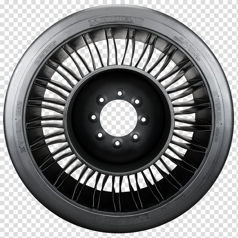 Tweel Airless tire Michelin Wheel, Michelin transparent background PNG clipart