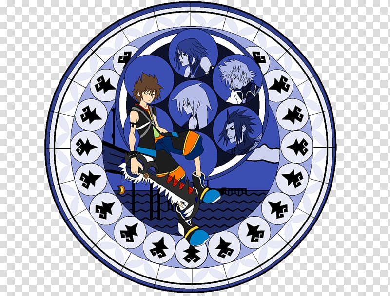 Stained glass Kingdom Hearts Sora El poema de la lluvia triste Desde Mi  Cielo, kingdom hearts transparent background PNG clipart | HiClipart