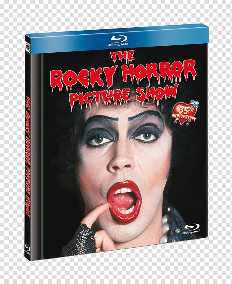 The Rocky Horror Show Tim Curry Blu-ray disc Frank N. Furter, horror transparent background PNG clipart