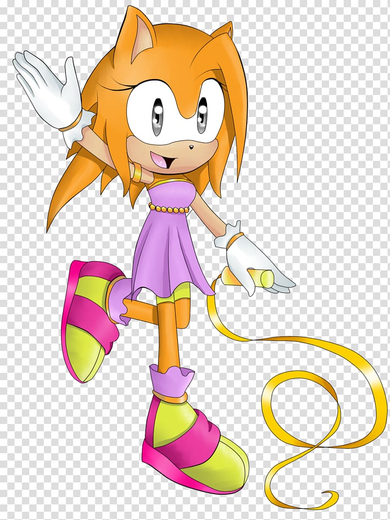 Knuckles the Echidna Sonic the Hedgehog Illustration, sunset meadow transparent background PNG clipart