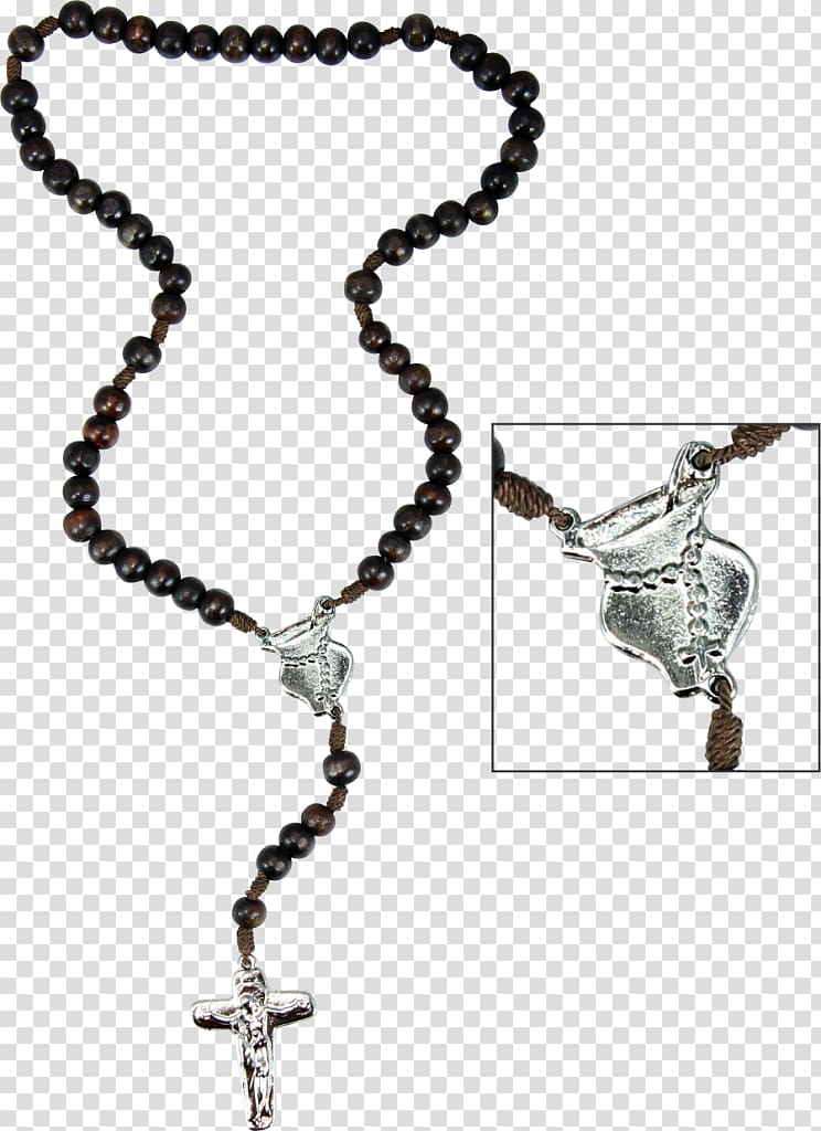 Prayer Beads Necklace Rosary Locket, necklace transparent background PNG clipart