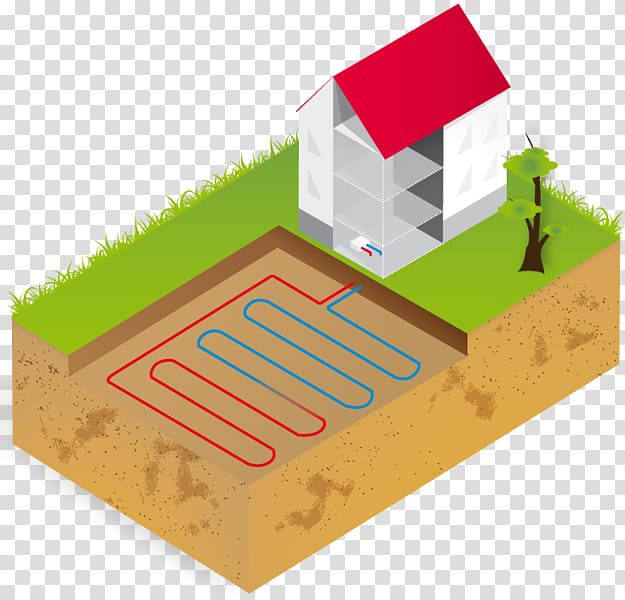 Erdwärmekollektor Geothermal energy Downhole heat exchanger System Heat pump, energy transparent background PNG clipart