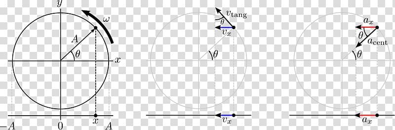 Simple harmonic motion Circular motion Circular orbit , others transparent background PNG clipart