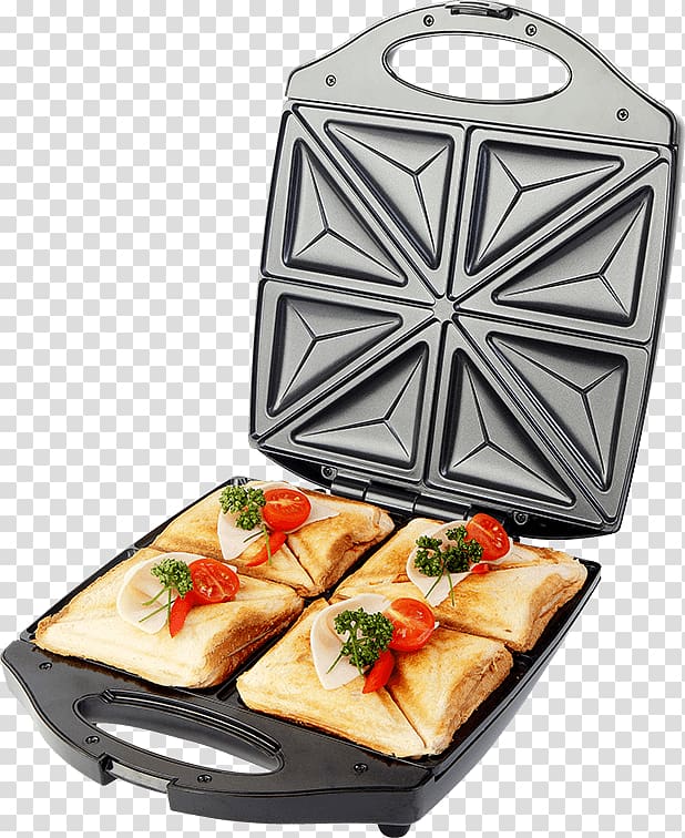 Pie iron Sandwich Toaster Home appliance Cloer, Sandwich maker transparent background PNG clipart