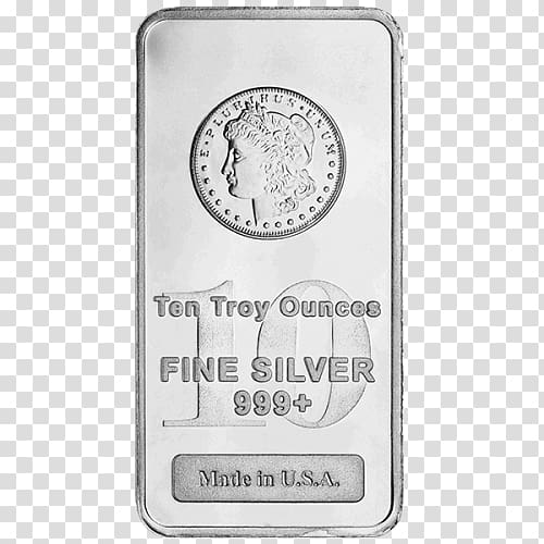 Silver coin Silver coin Mint Ounce, silver ingot transparent background PNG clipart