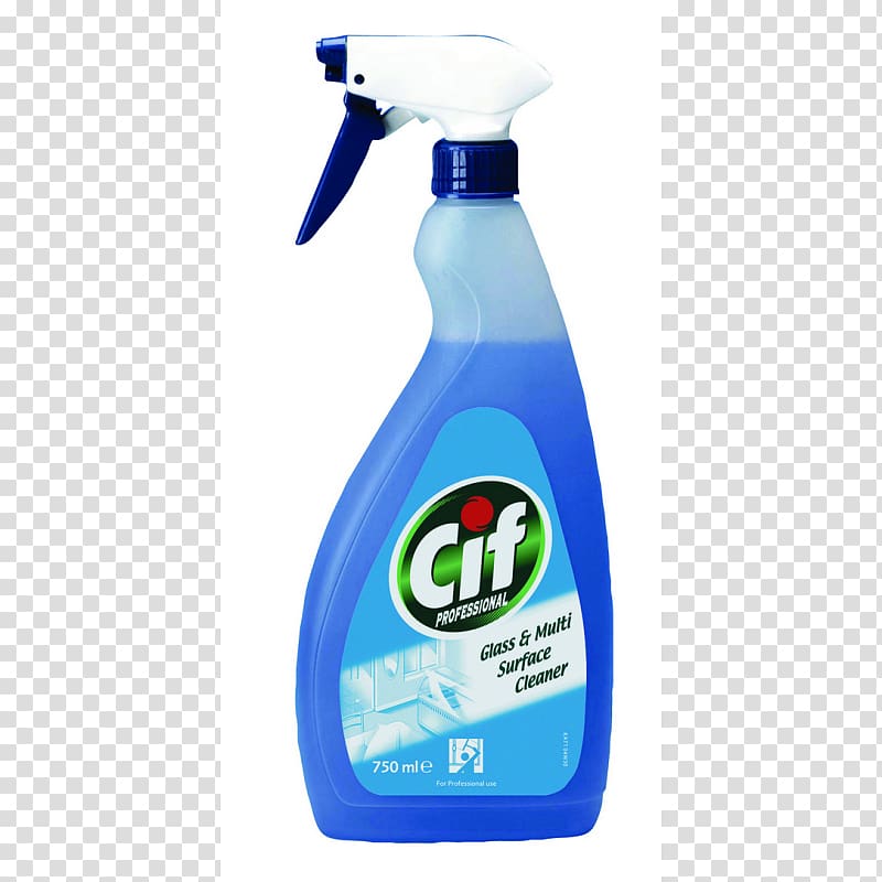 Window Hard-surface cleaner CIF Floor cleaning, oil spraying out transparent background PNG clipart