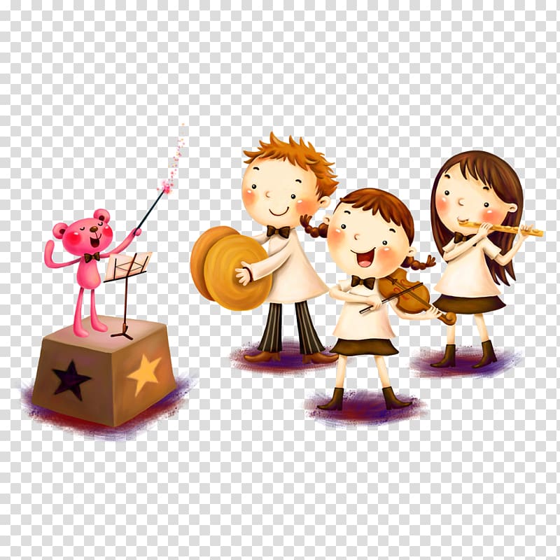 accompaniment of the children transparent background PNG clipart