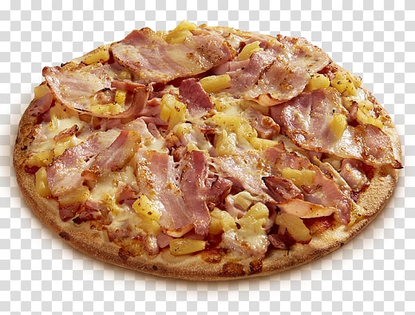 California-style pizza Sicilian pizza Tarte flambée Zwiebelkuchen, pineapple slice transparent background PNG clipart