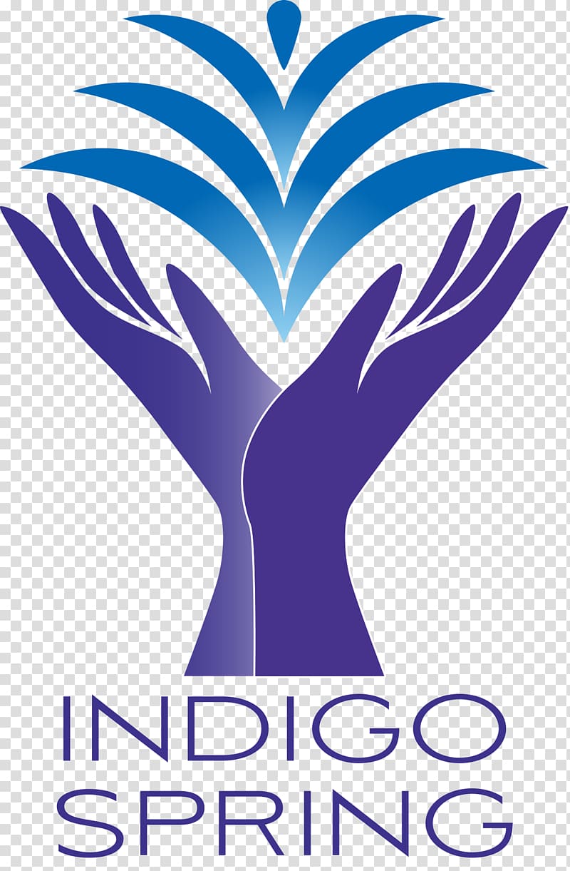 Logo Indigo Spring Luxury Massage Graphic design, indigo transparent background PNG clipart